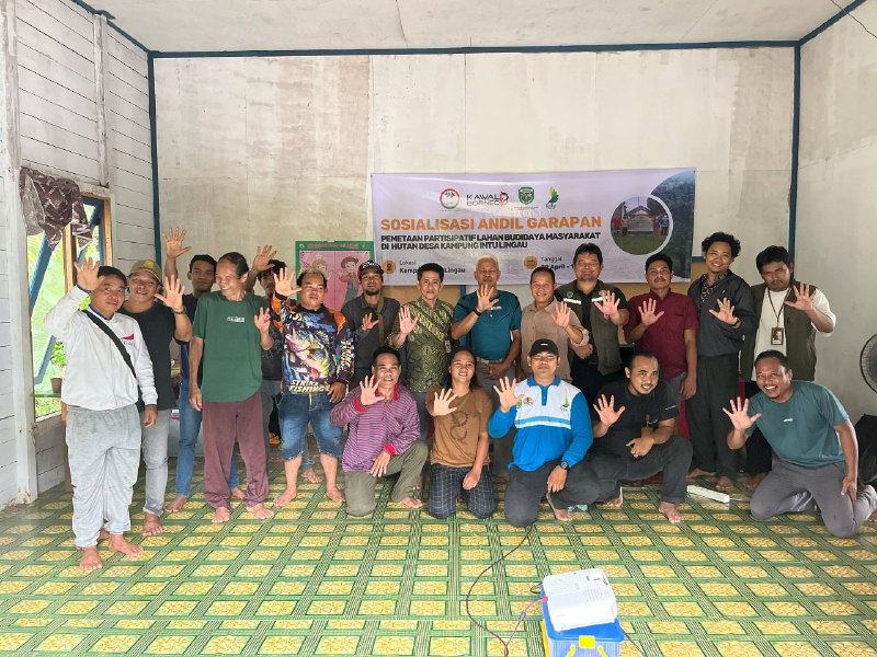 Sosialisasi Andil Garapan sebagai Titik Balik Pengakuan Hak Kelola Masyarakat di RT 13 Meraang, Kampung Intu Lingau