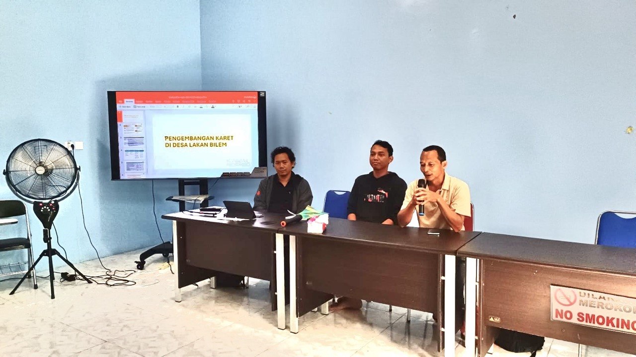 Komitmen Bertani Karet Masih Kuat: Perempuan Lakan Bilem Ambil Peran Utama